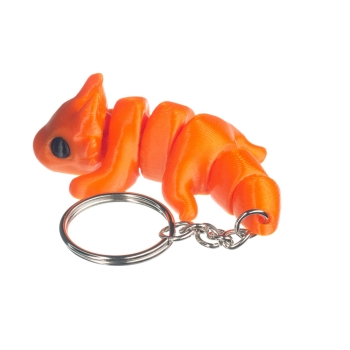 Smok pomarańczowy - brelok do kluczy